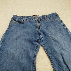 Women GAP Curvy Flare Jeans Blue Size 10 A
